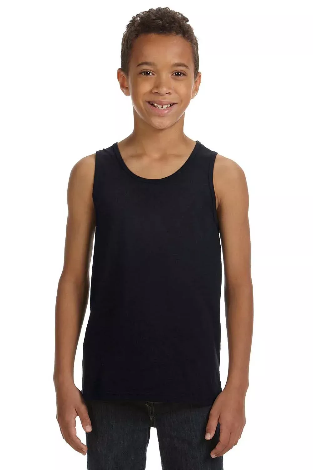 Bella + Canvas Youth Jersey Tank Top - Black