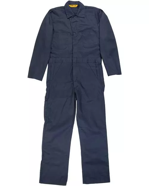 Berne Apparel C250 Men's Heritage Unlined Coverall – 7.5 oz. 55/45 Cotton/Poly Twill Preshrunk Unlined Work Coverall | Two-Way Brass Zipper, Multiple Pockets | Sizes 36–54