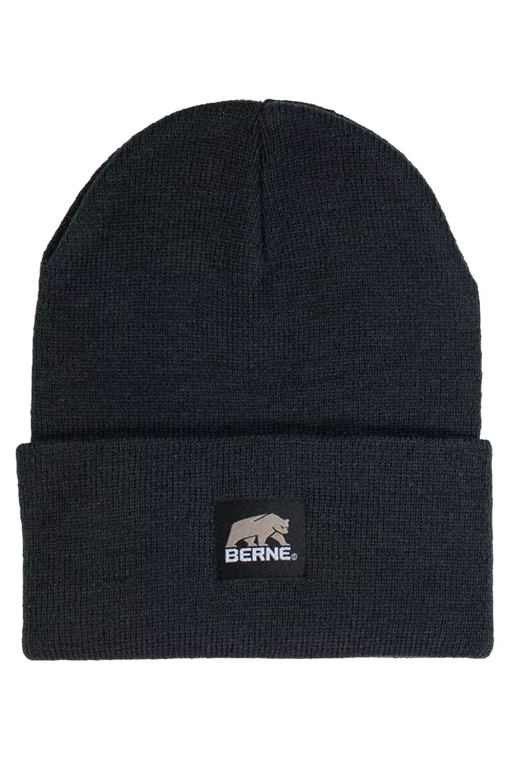 Berne Hats Unisex Heritage Knit Cuff Beanie - Black