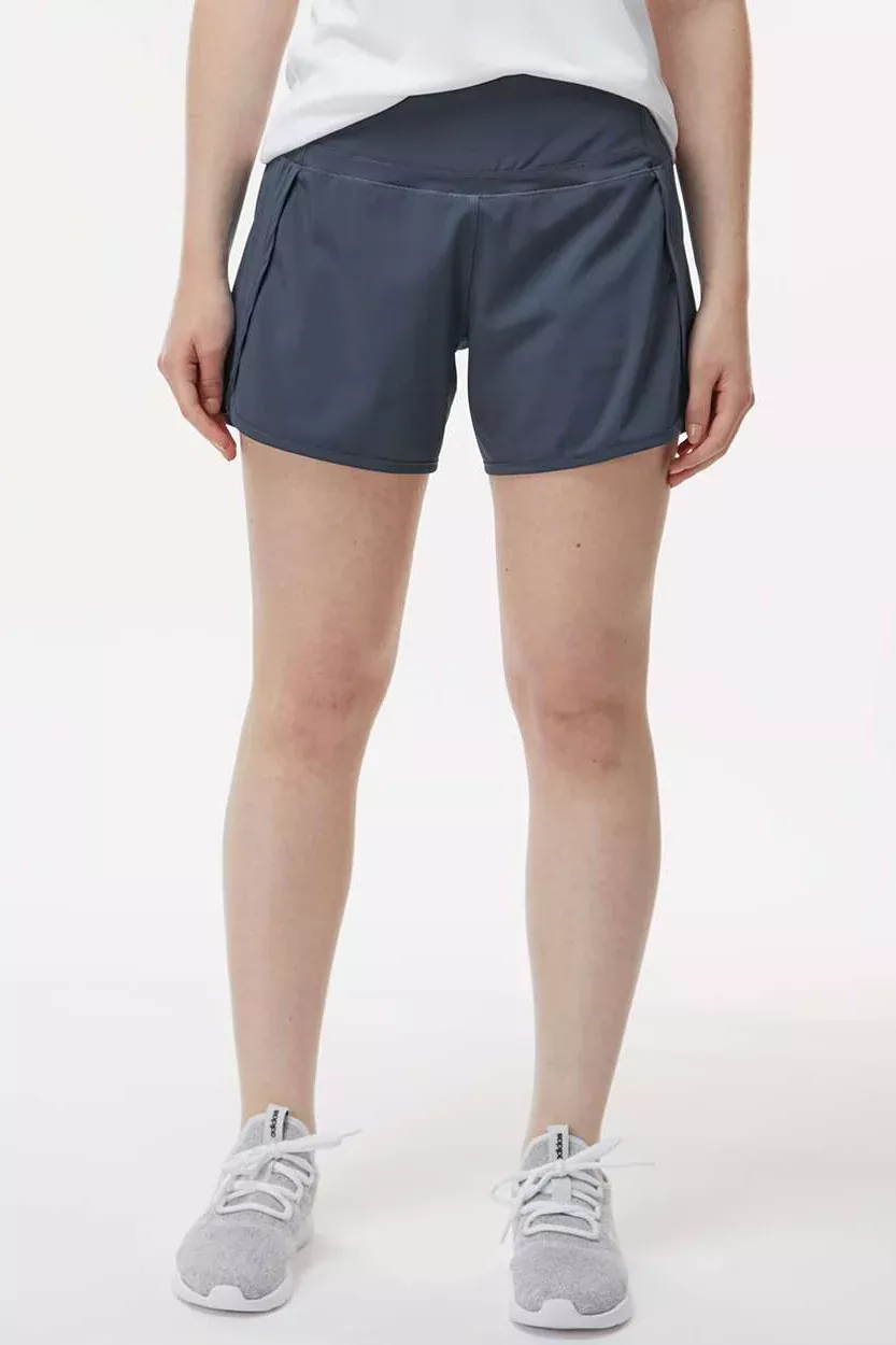 Boxercraft Womens Stretch Woven Lined Shorts - Castlerock Grey