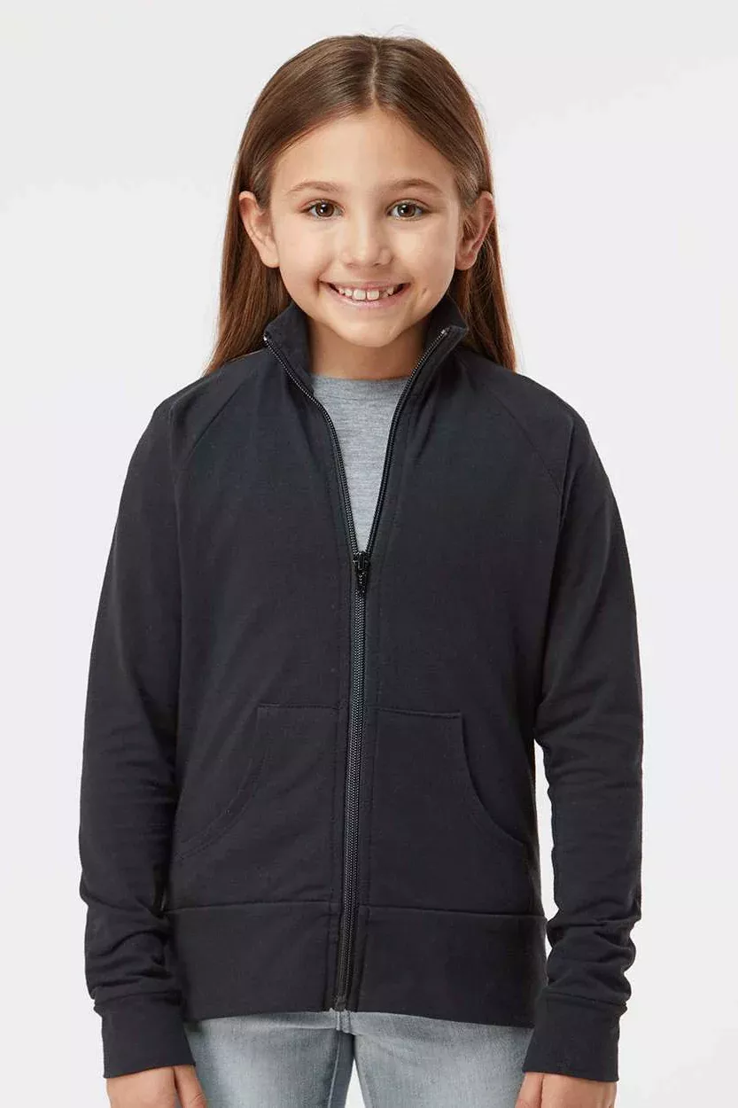 Boxercraft Youth Full Zip Practice Jacket - Black