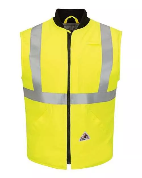 Bulwark Hi Vis Insulated Vest with Reflective Trim - CoolTouch2 VMS4HV Plus Size