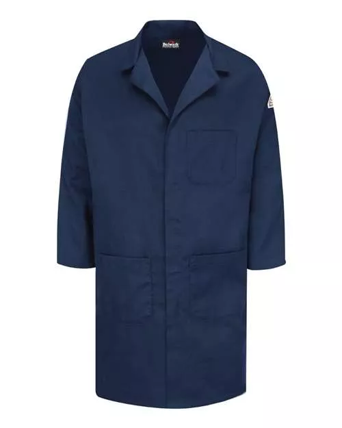 Bulwark KLL6 Men's FR Concealed Snap Lab Coat – EXCEL FR ComforTouch 6 oz. 88/12 Cotton/Nylon | CAT 2
