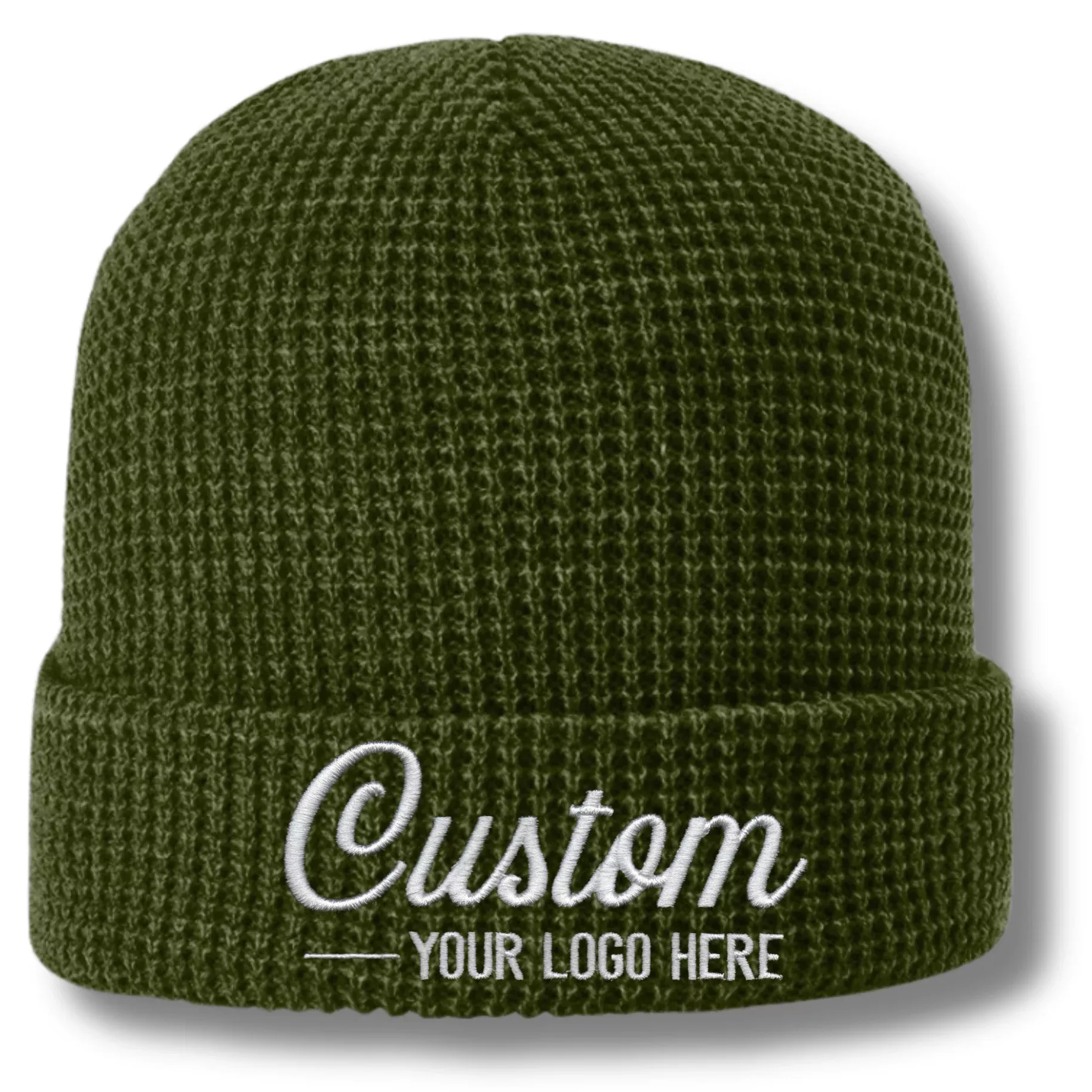 C05-A – Custom Waffle Knit Beanie