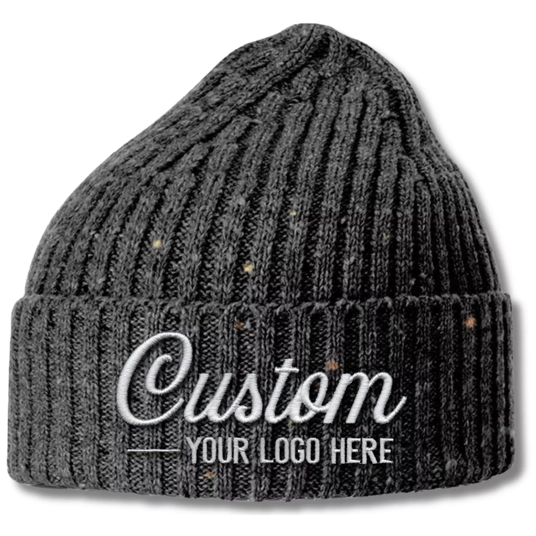 C06-MRNO – Custom Merino Wool Blend Beanie