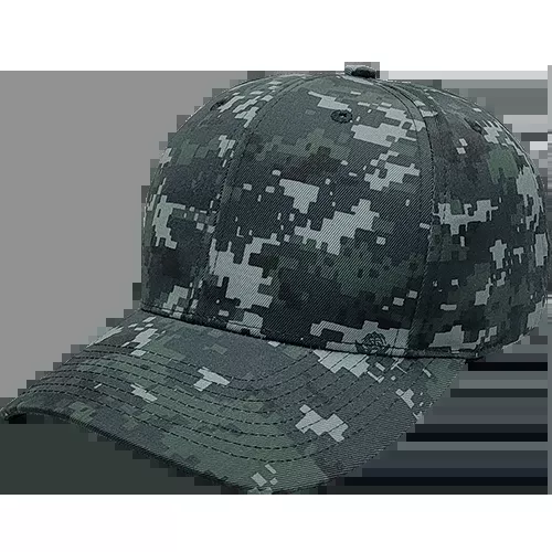 Cali Headwear KL100ND Navy Digital Camo 6 Panel Cap USA Made