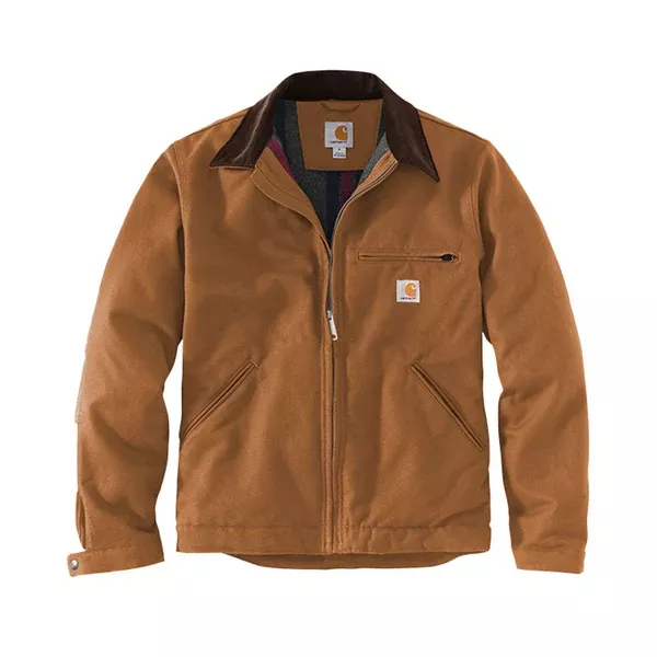 Carhartt Men's Brown Duck Detroit Jacket
