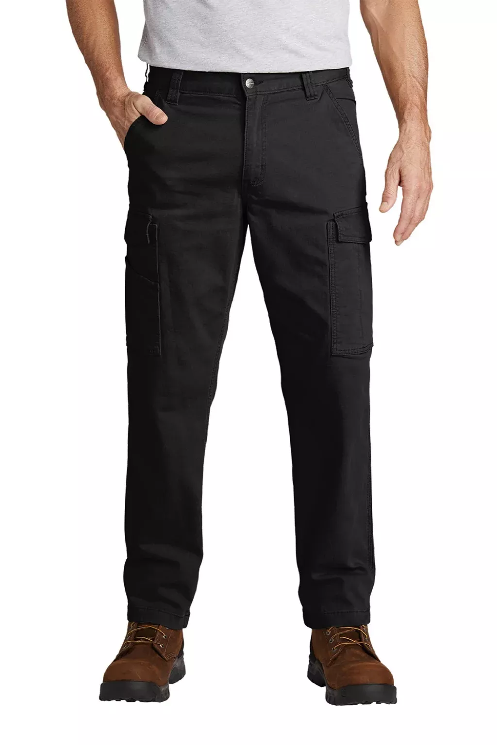 Carhartt Mens Rugged Flex Rigby Cargo Pants w/ Pockets - Black