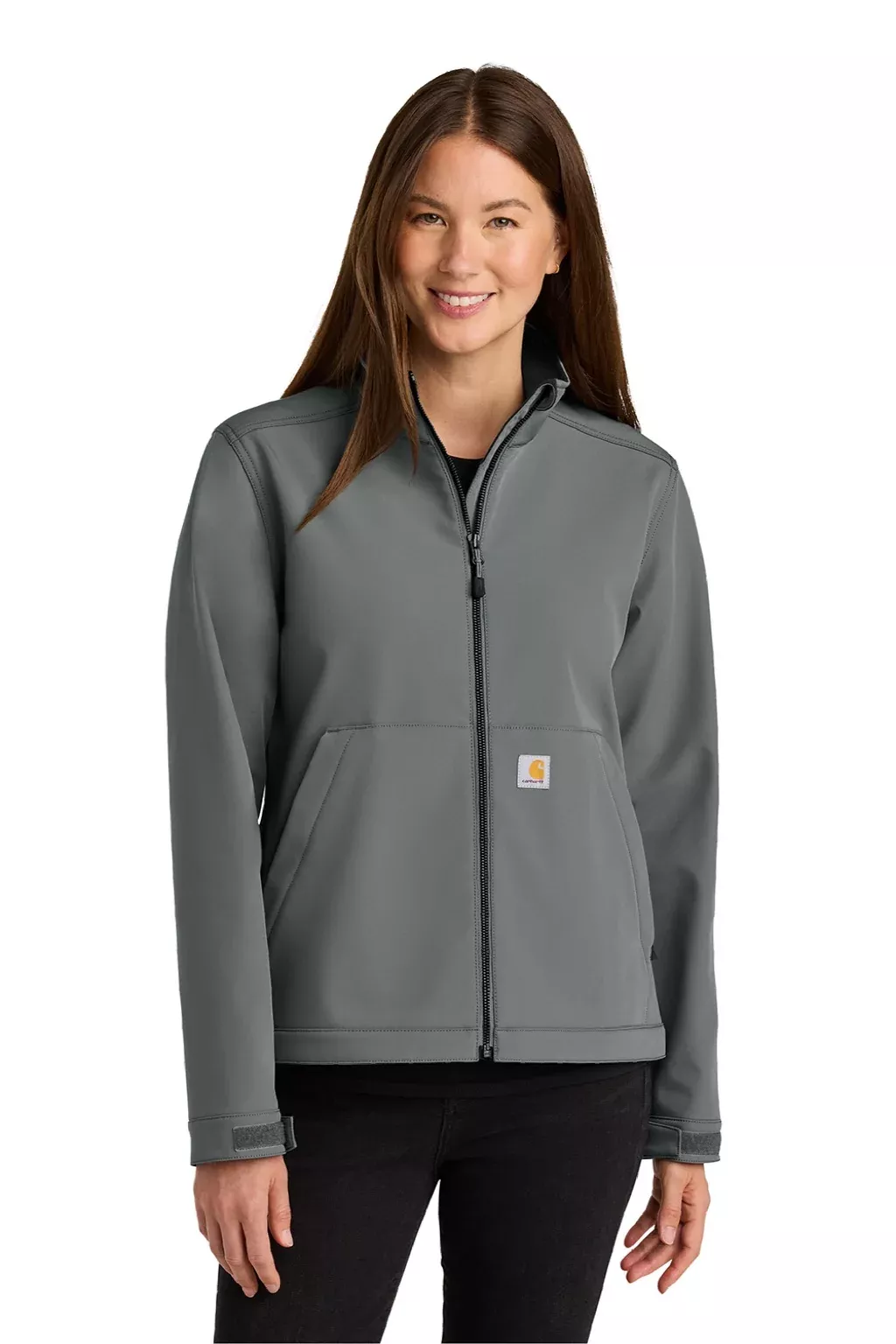 Carhartt Womens Rain Defender Full Zip Soft Shell Jacket - Steel Grey