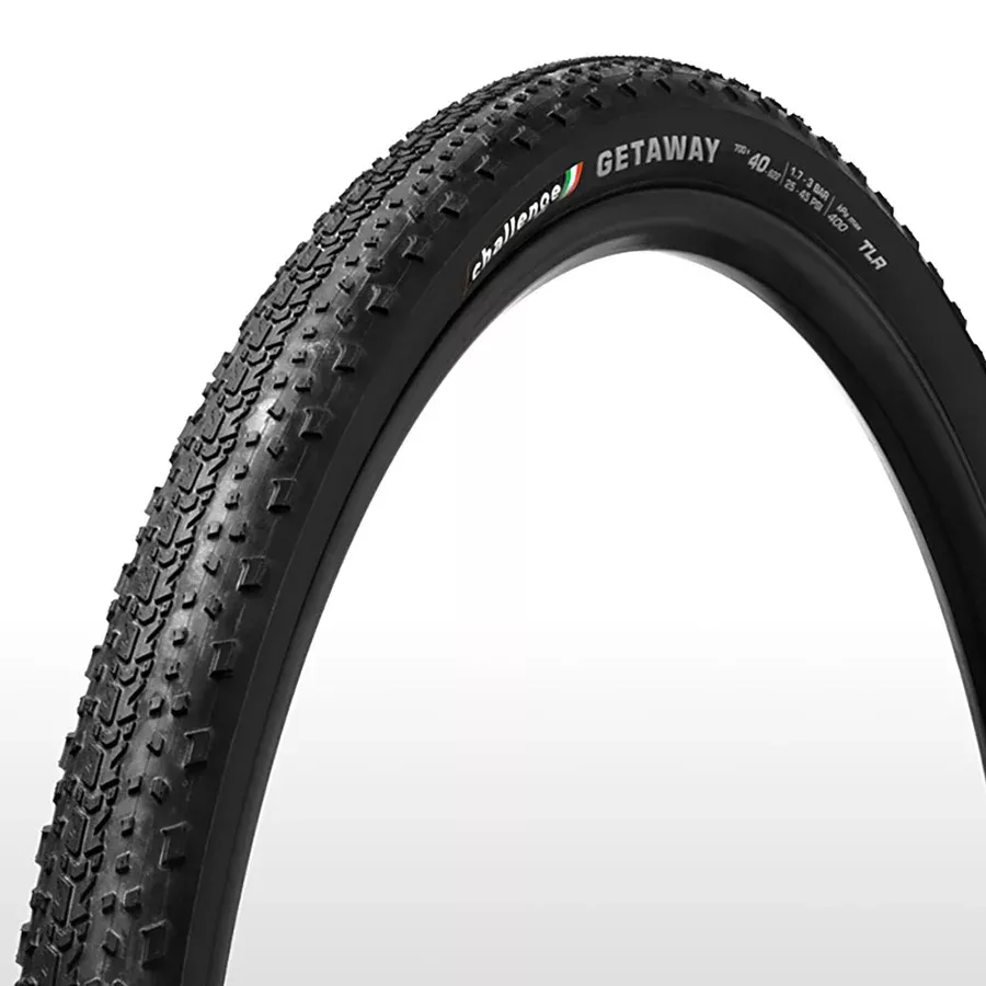 Challenge, Getaway Race V-TLR, Gravel Tire, 700x40C, Folding, Tubeless Ready, SMART-V, PPS, 120TPI