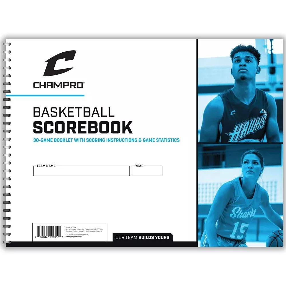 Champro A07BK Basketball Score Book
