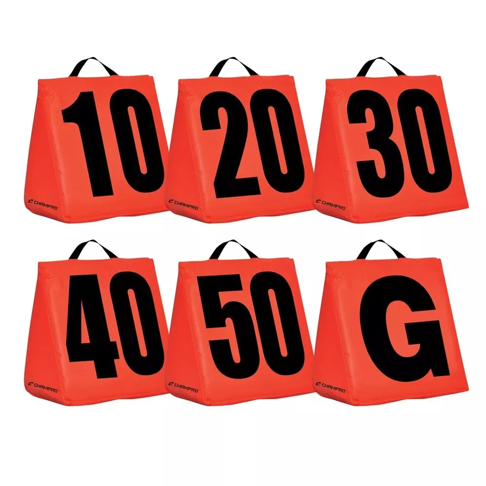 Champro A102S Solid Weighted Football Yard Markers