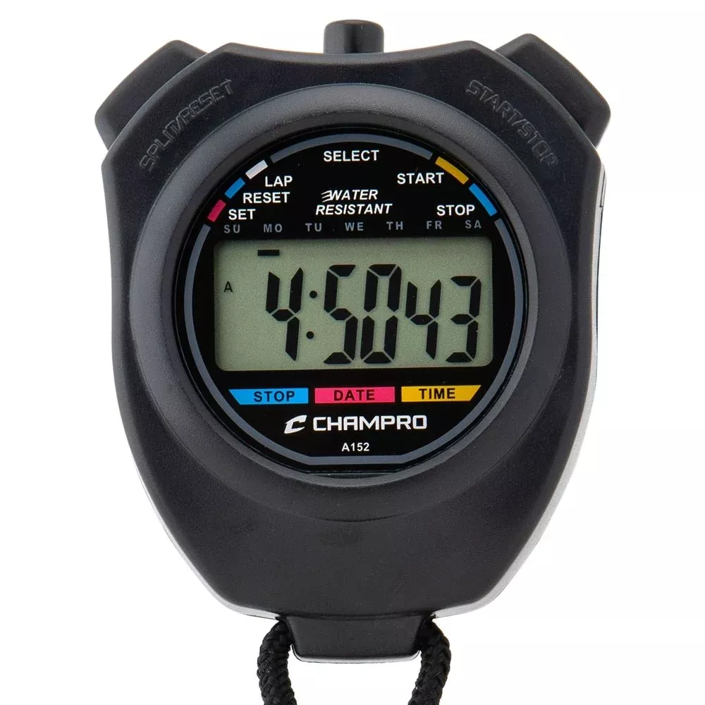 Champro A152 Water Resistant Stop Watch