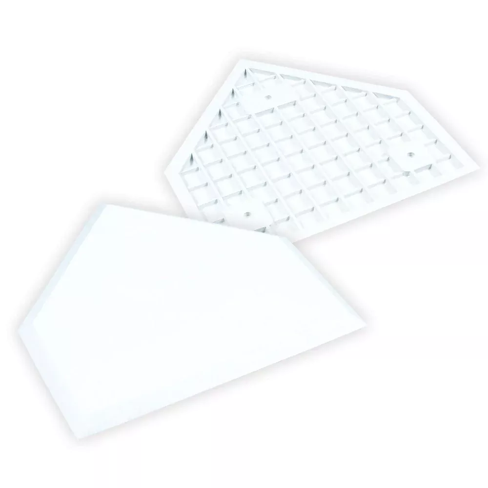Champro B033B White Home Plate without Spikes