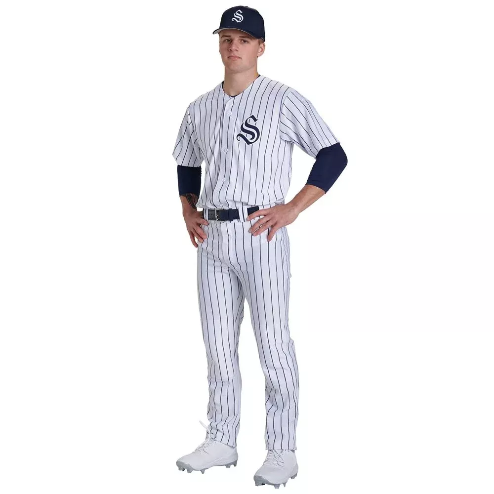 Champro BP60PIN Triple Crown 2 0 Open Bottom Pinstripe Baseball Pant
