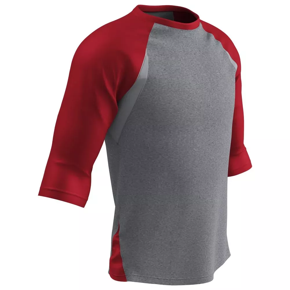 Champro BS25 EXTRA INNINGS 3/4 Sleeve Baseball Shirt