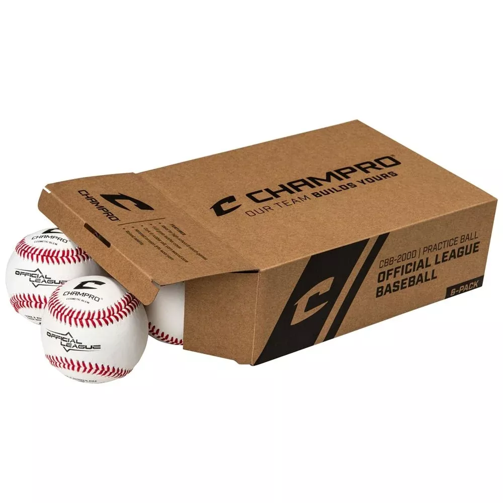 Champro CBB200D6 CBB-200D 6pk Brown Box