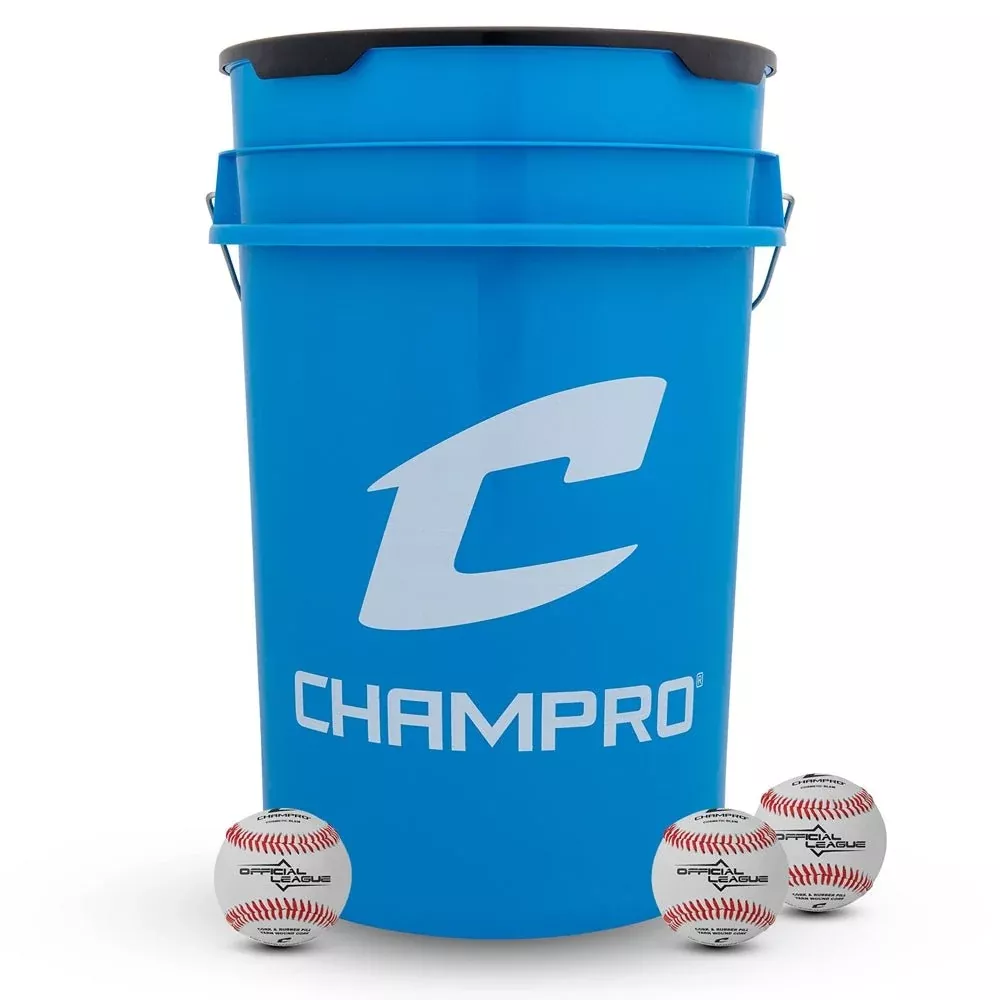Champro CBB200DB Bucket (6 gal) w/24 CBB-200D Balls