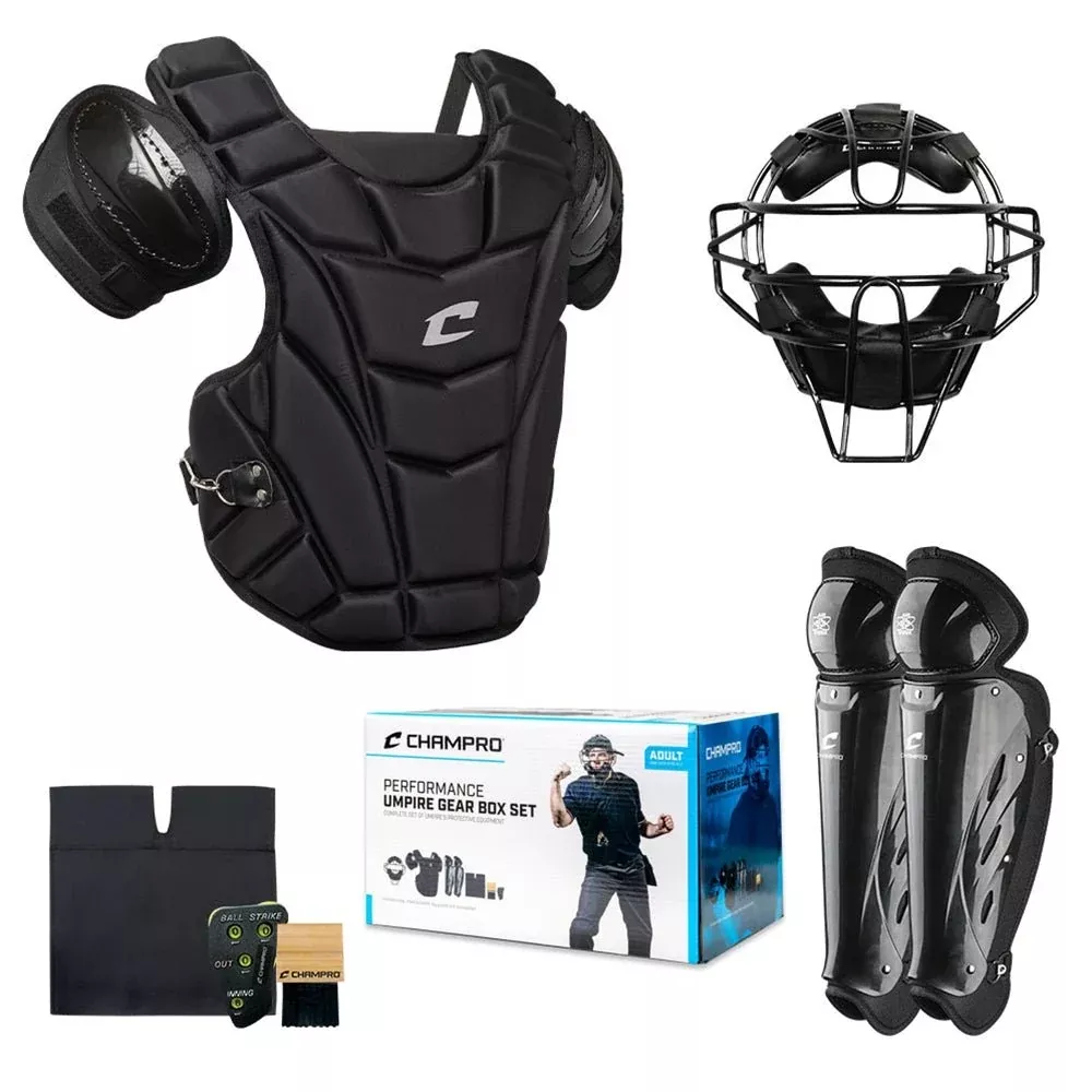 Champro CBSUSK Starter Umpire Kit-Black