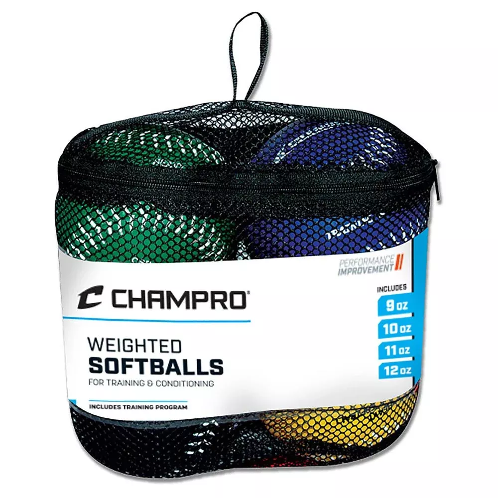 Champro CSB7S Set of 4 Training Softballs