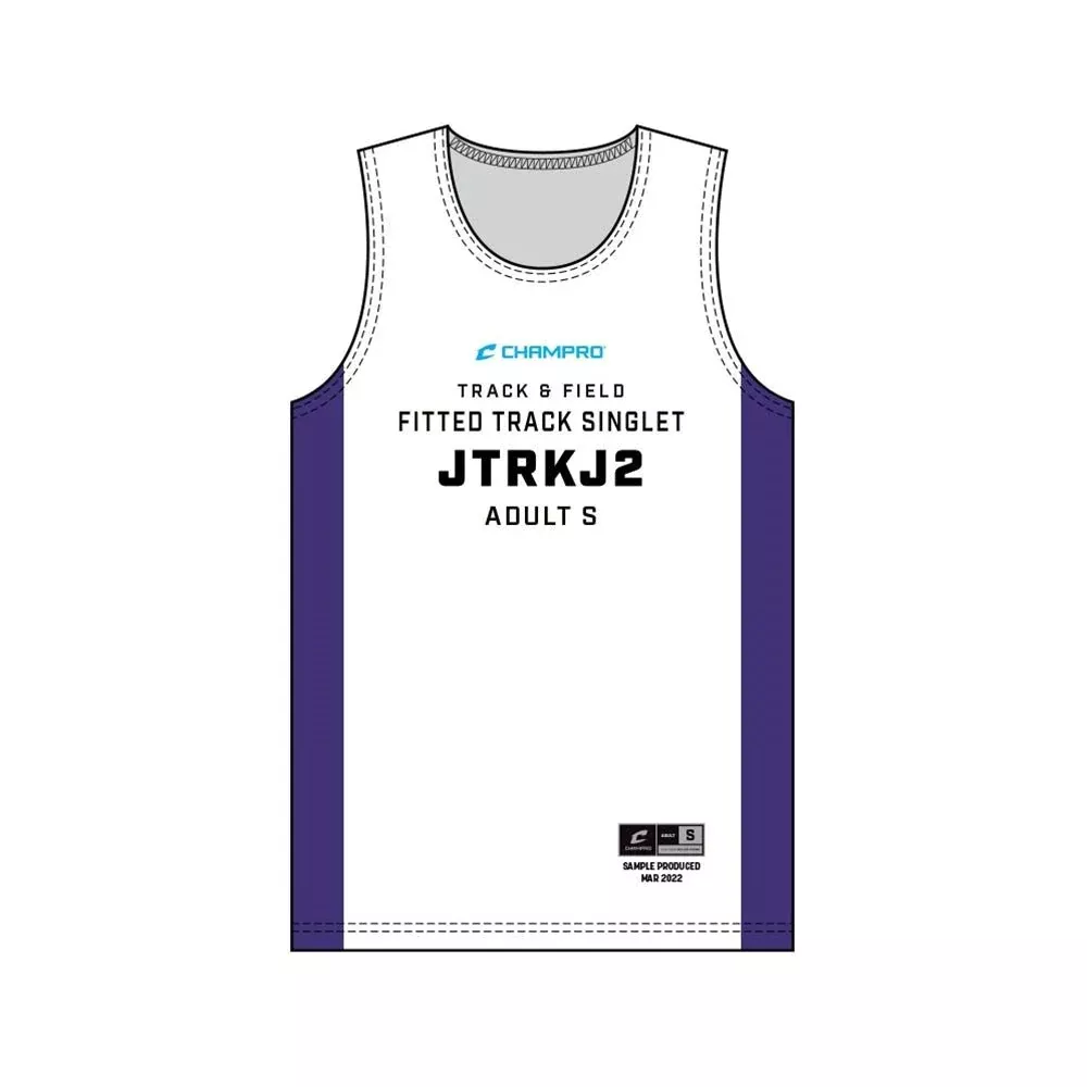 Champro SJ-TRKJ2K SIZE KIT: Fitted Track Singlet