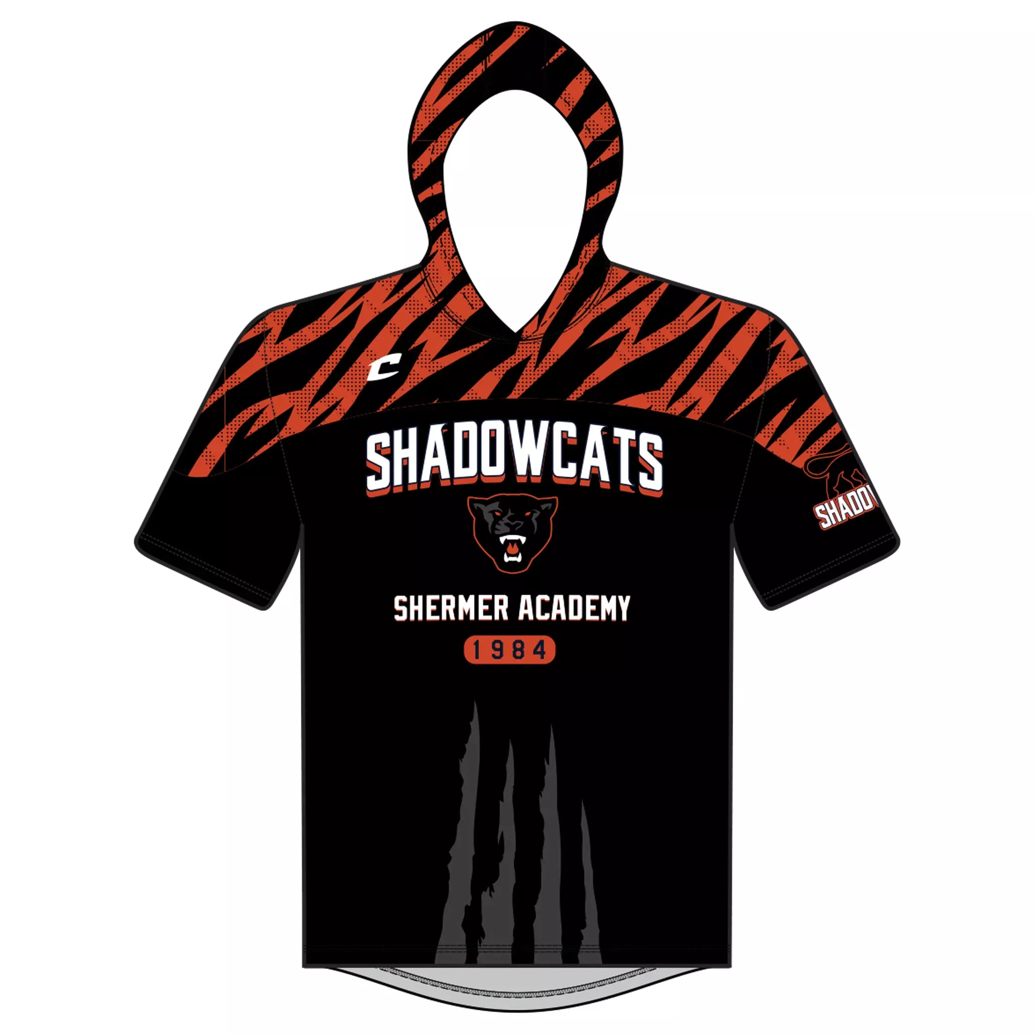 Champro Sublimated Short Sleeve T-Shirt Hoodie