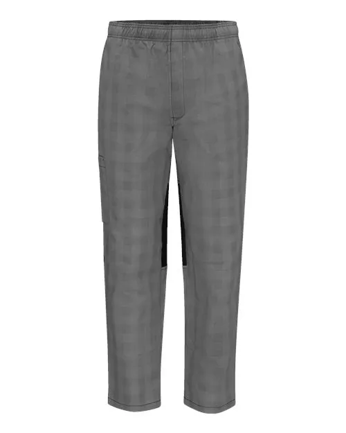 Chef Designs 0P2M Airflow Chef Pants with Back Panels - 77/23 Poly/Cotton with 100% Poly Stretch Woven Back Panels Men's Baggy Chef Pant | S-3XL