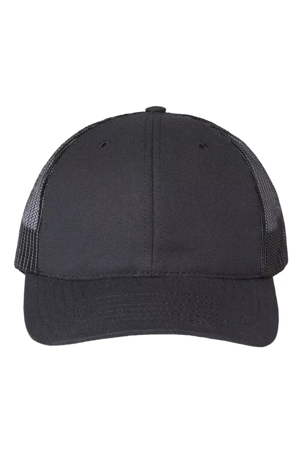 Classic Caps Hats Mens USA Made Adjustable Trucker Cap - Black
