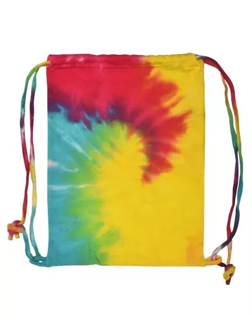 Colortone Tie-Dyed Drawstring Backpack - Colortone 9500