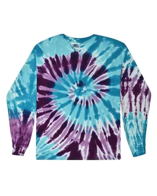 Colortone Tie-Dyed Long Sleeve T-Shirt 2000