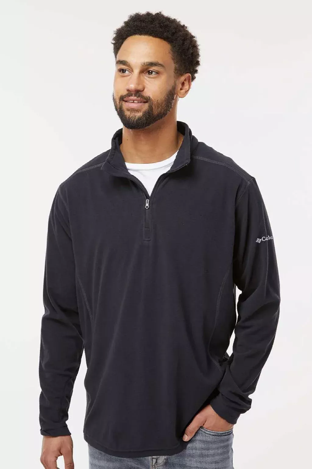 Columbia Mens Klamath Range II 1/4 Zip Sweatshirt - Black