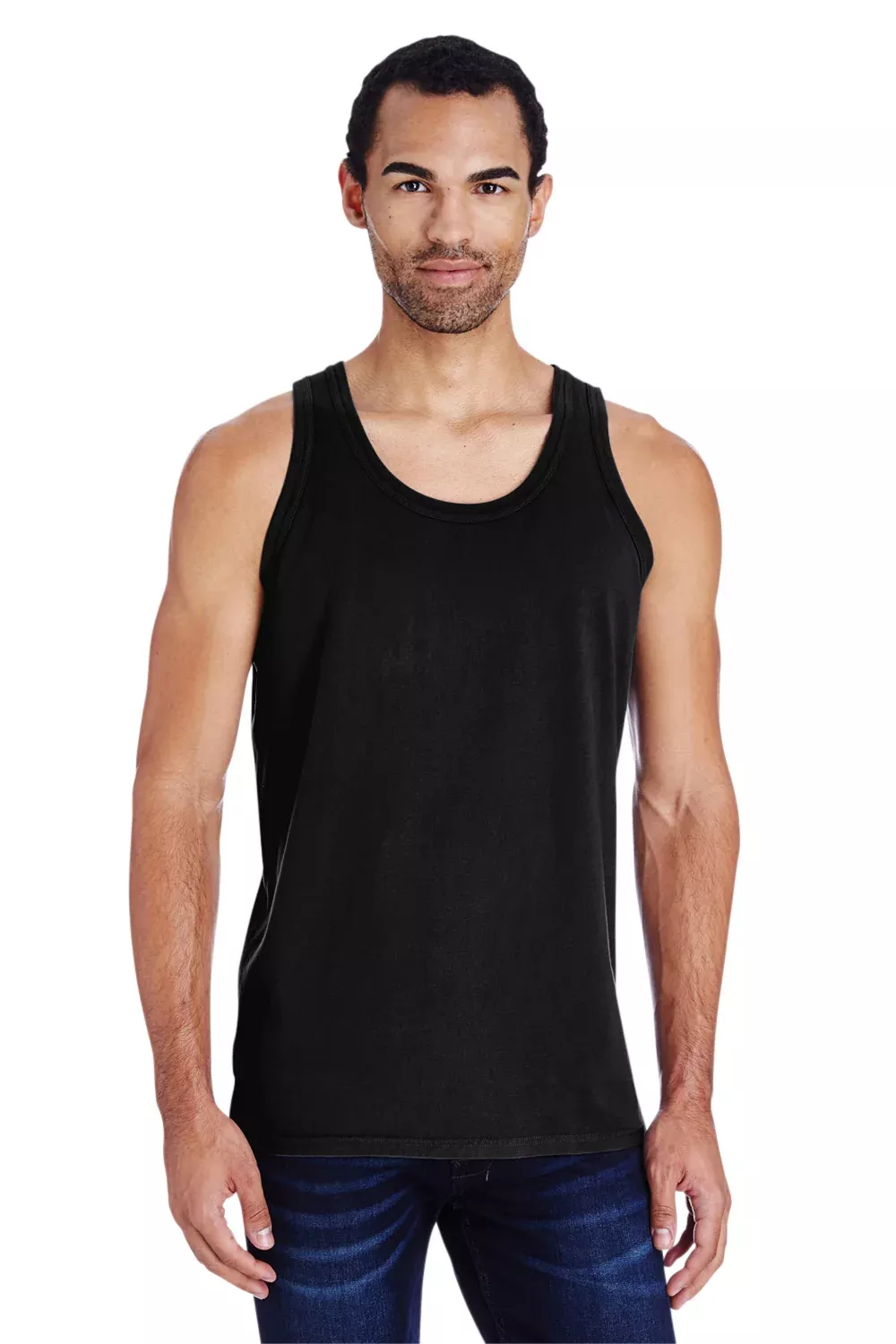 ComfortWash By Hanes Mens Tank Top - Black