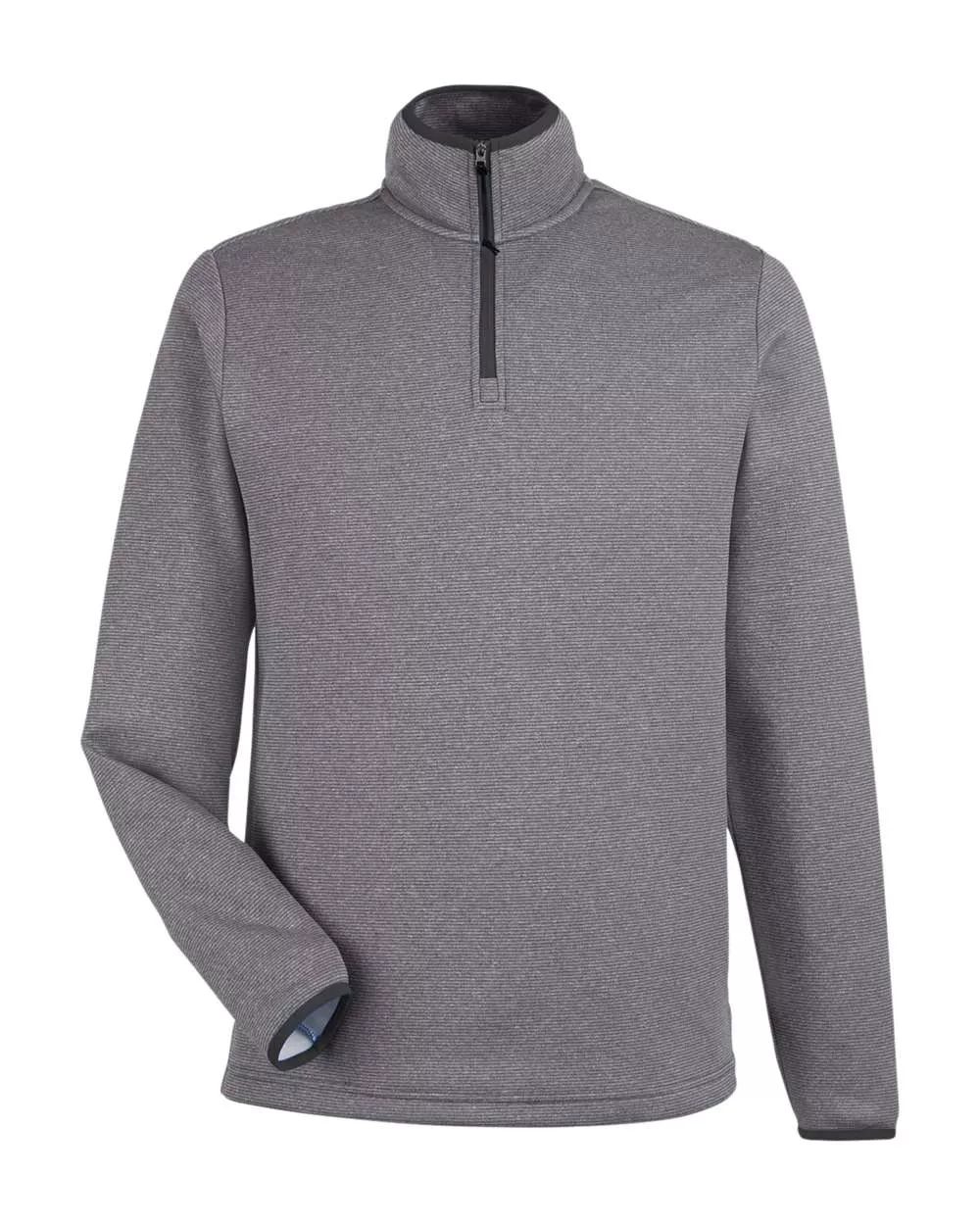 CORE365 Men's Venture Heathered Stripe Quarter-Zip Pullover