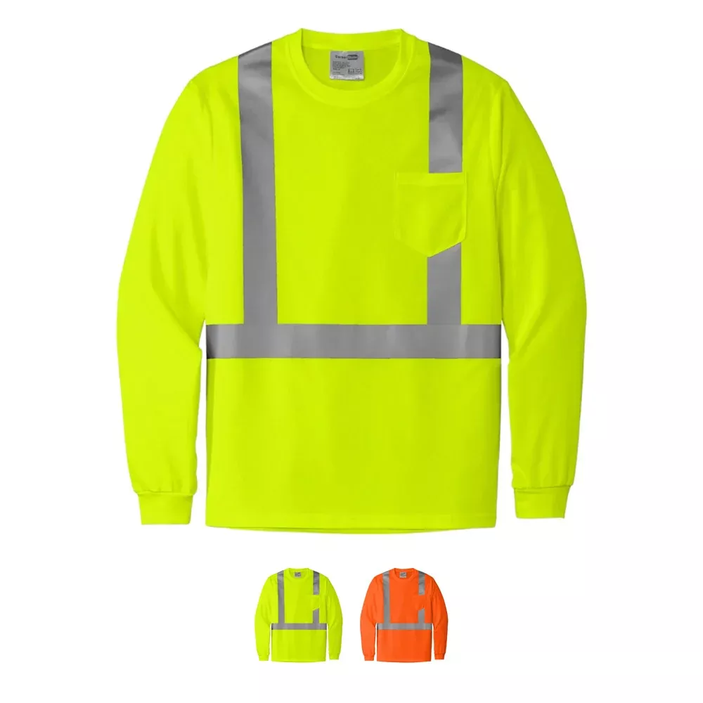 CornerStone ANSI 107 Class 2 Mesh Long Sleeve Tee CS201