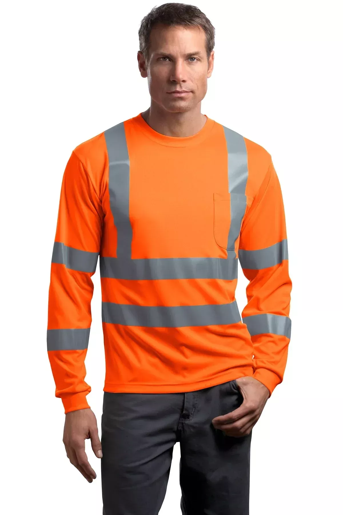 CornerStone - ANSI 107 Class 3 Long Sleeve Snag-Resistant Reflective