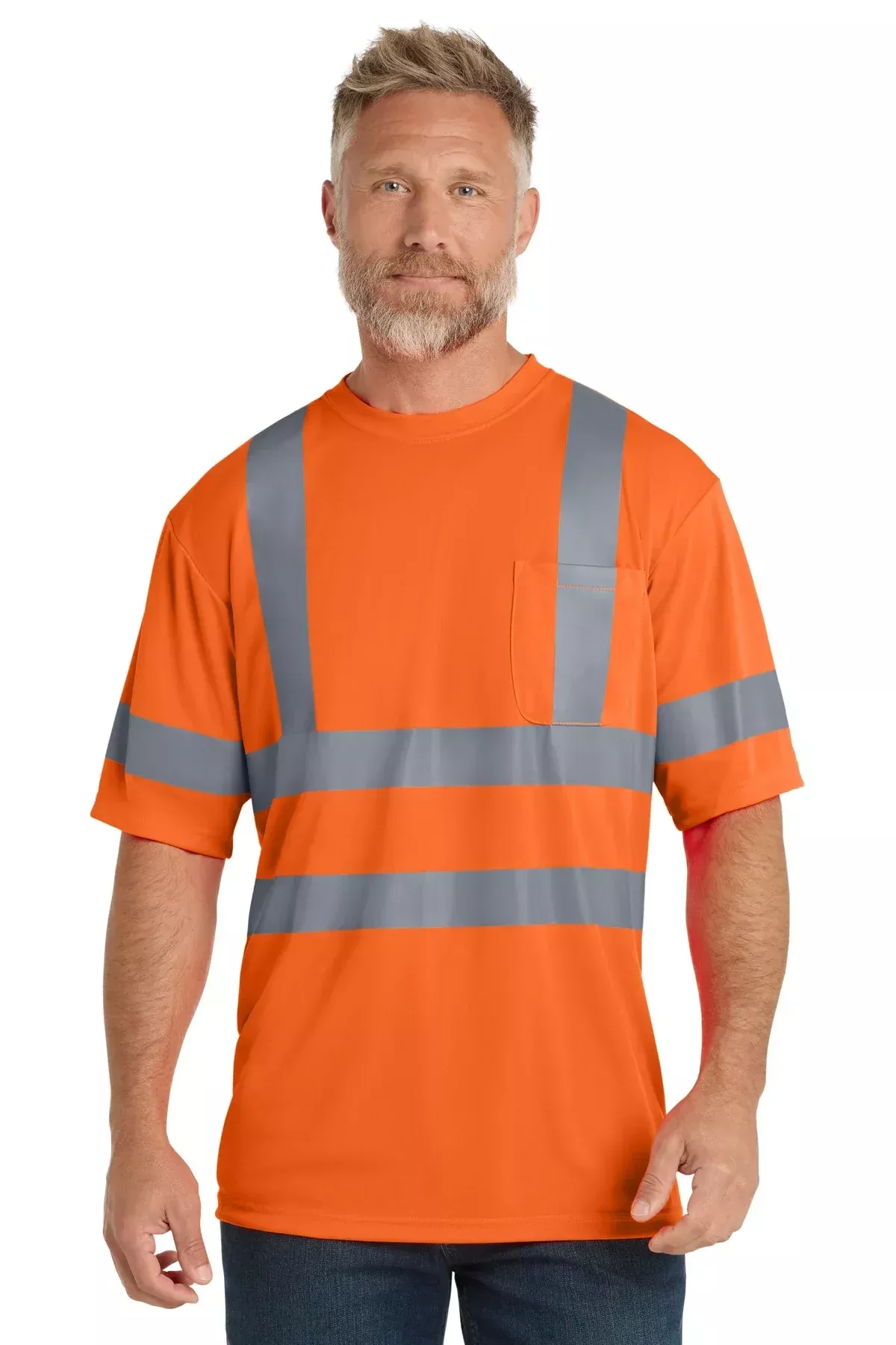 CornerStone - ANSI 107 Class 3 Short Sleeve Snag-Resistant Reflective