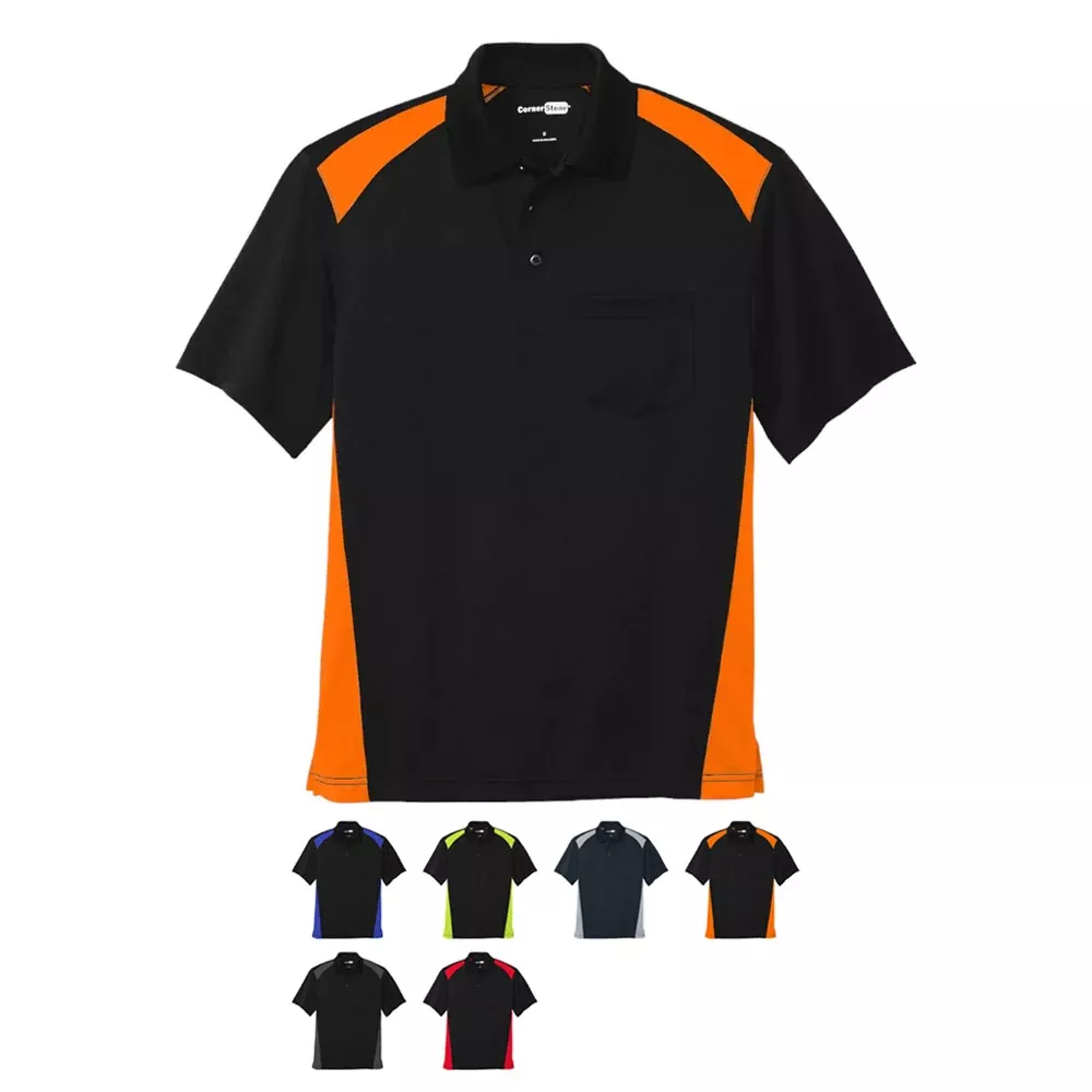 CornerStone Select Snag Proof Tipped Pocket Polo CS416