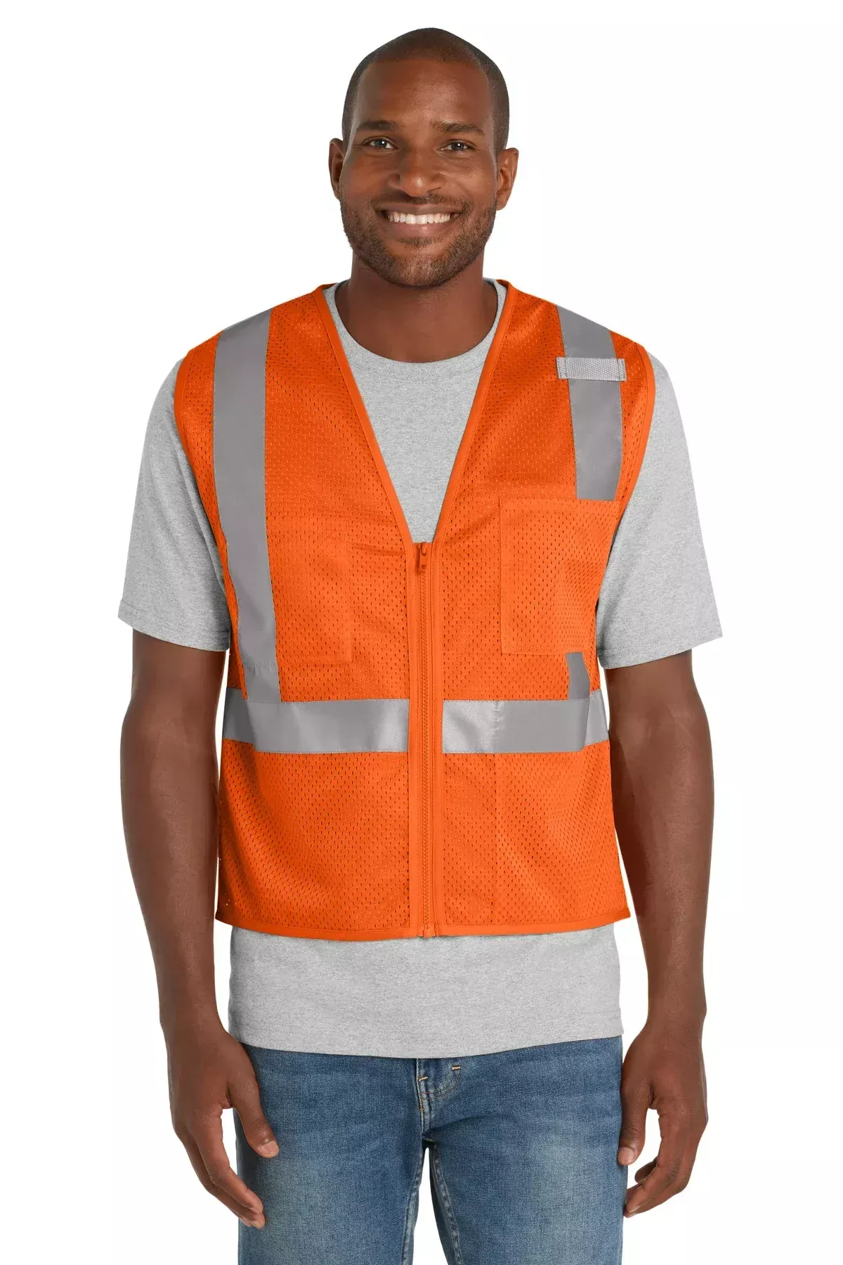 CornerStoneANSI 107 Class 2 Mesh Zippered Vest. CSV102