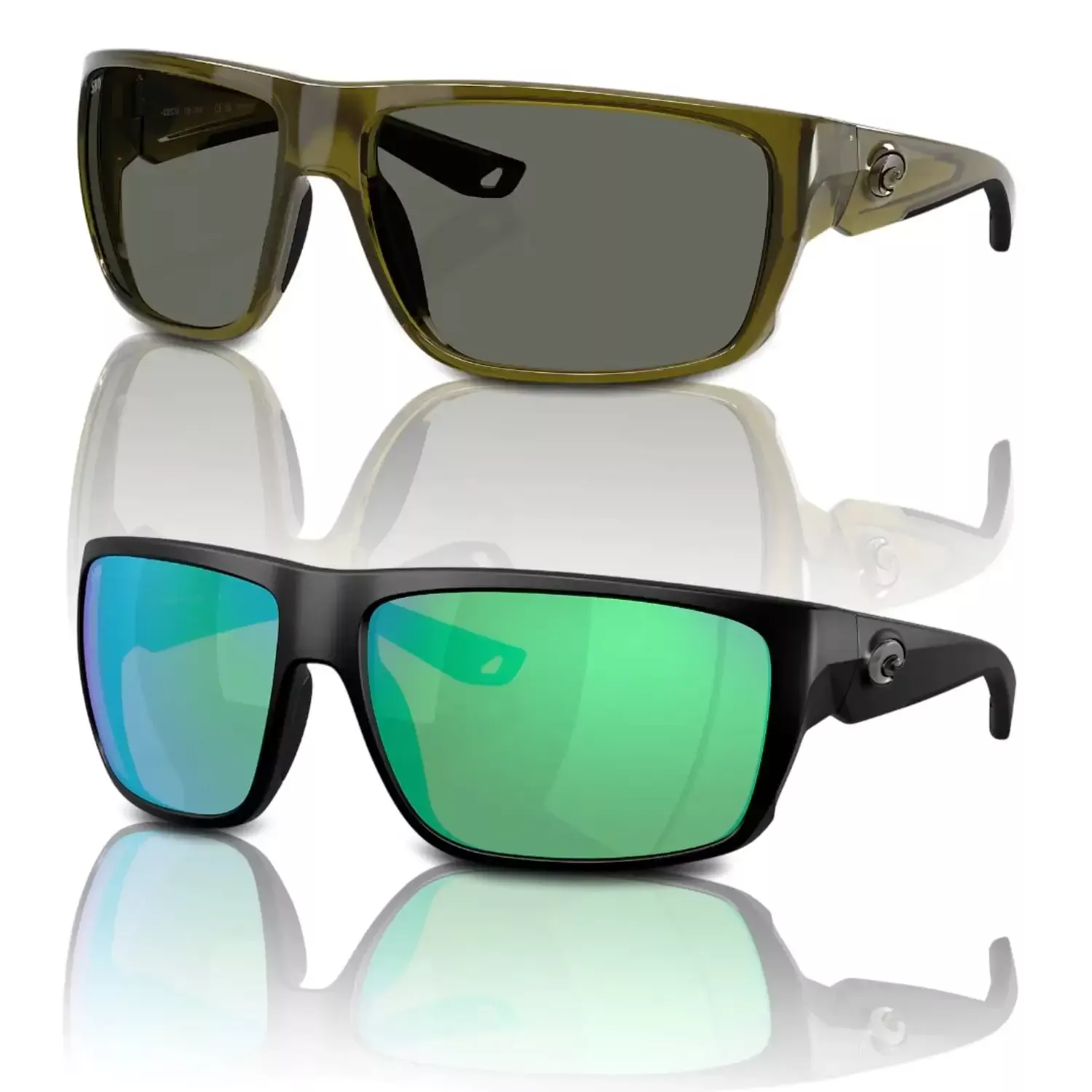 Costa Flyline Polarized Performance Sunglasses – 8-Base Wrap Frame with Hydrolite Nose Pads & Retainer-Ready Temple Tips
