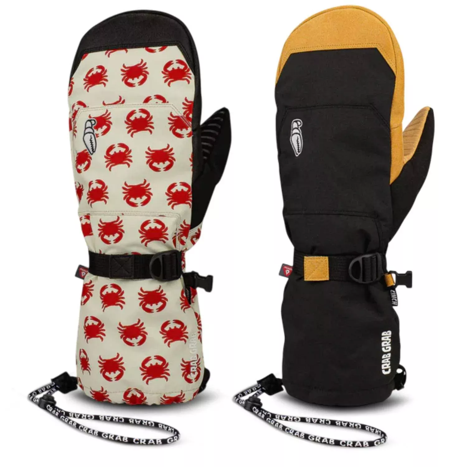 Crab Grab Cinch Mitt - All-Season Gauntlet Mittens for Ultimate Versatility and Performance
