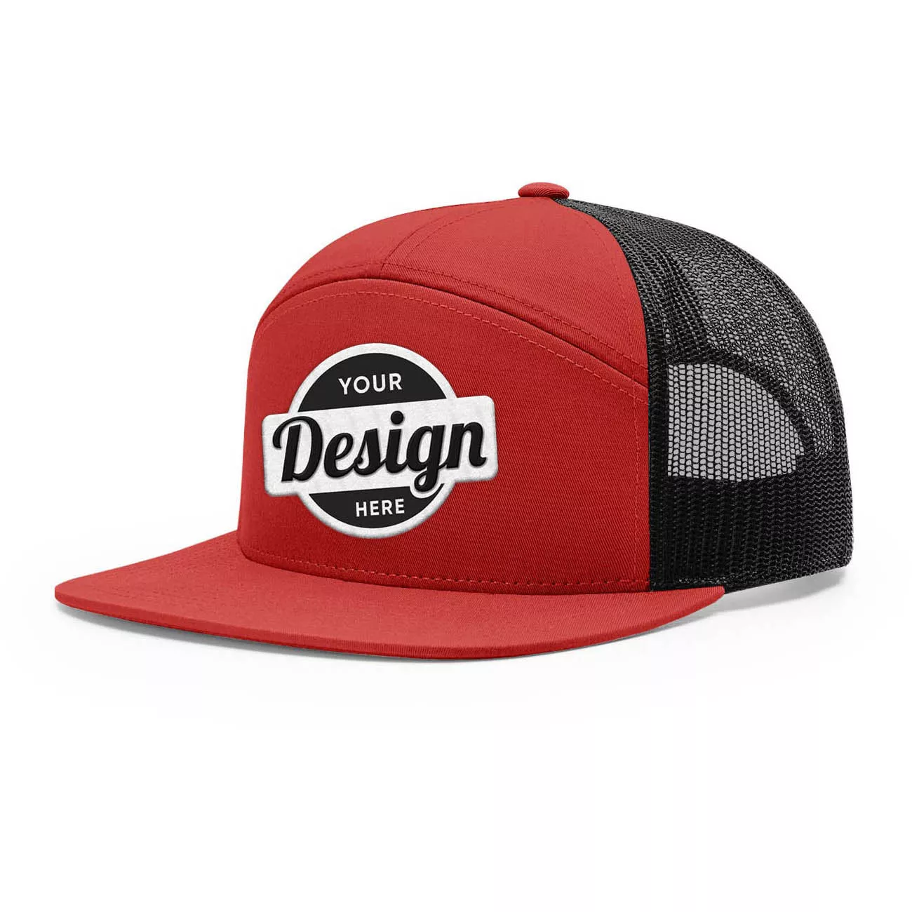 Custom Embroidered Richardson 168 7-Panel Trucker Hat