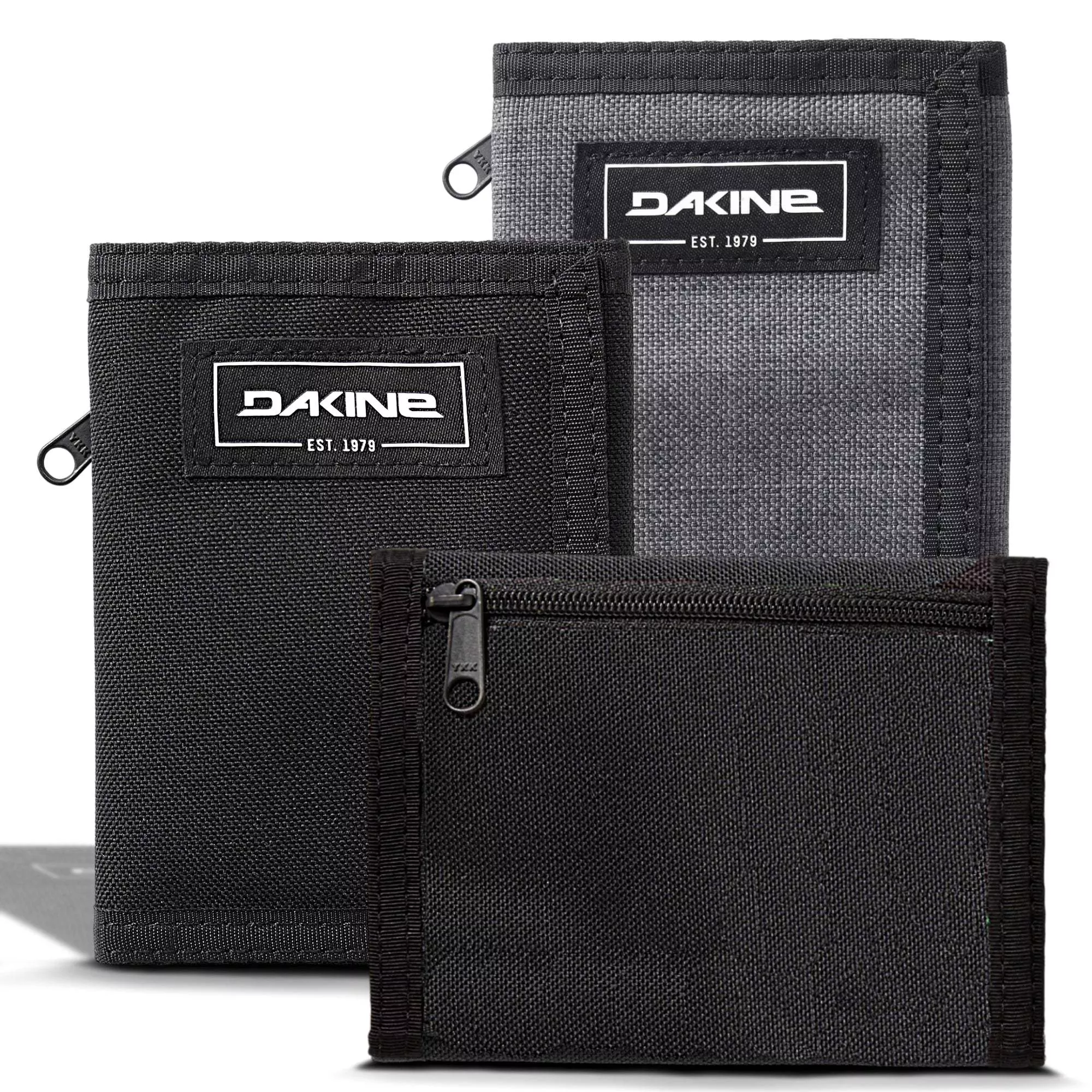 Dakine Men's Vert Rail Wallet Zippered Coin Pocket Hook & Loop Closure