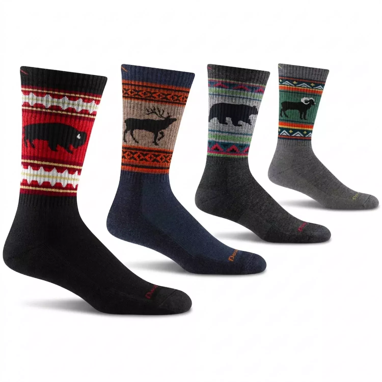 Darn Tough 1980 Vangrizzle Boot Midweight Socks - Men's - Performance Boot Socks with Enhanced Cushioning and All-Weather Comfort