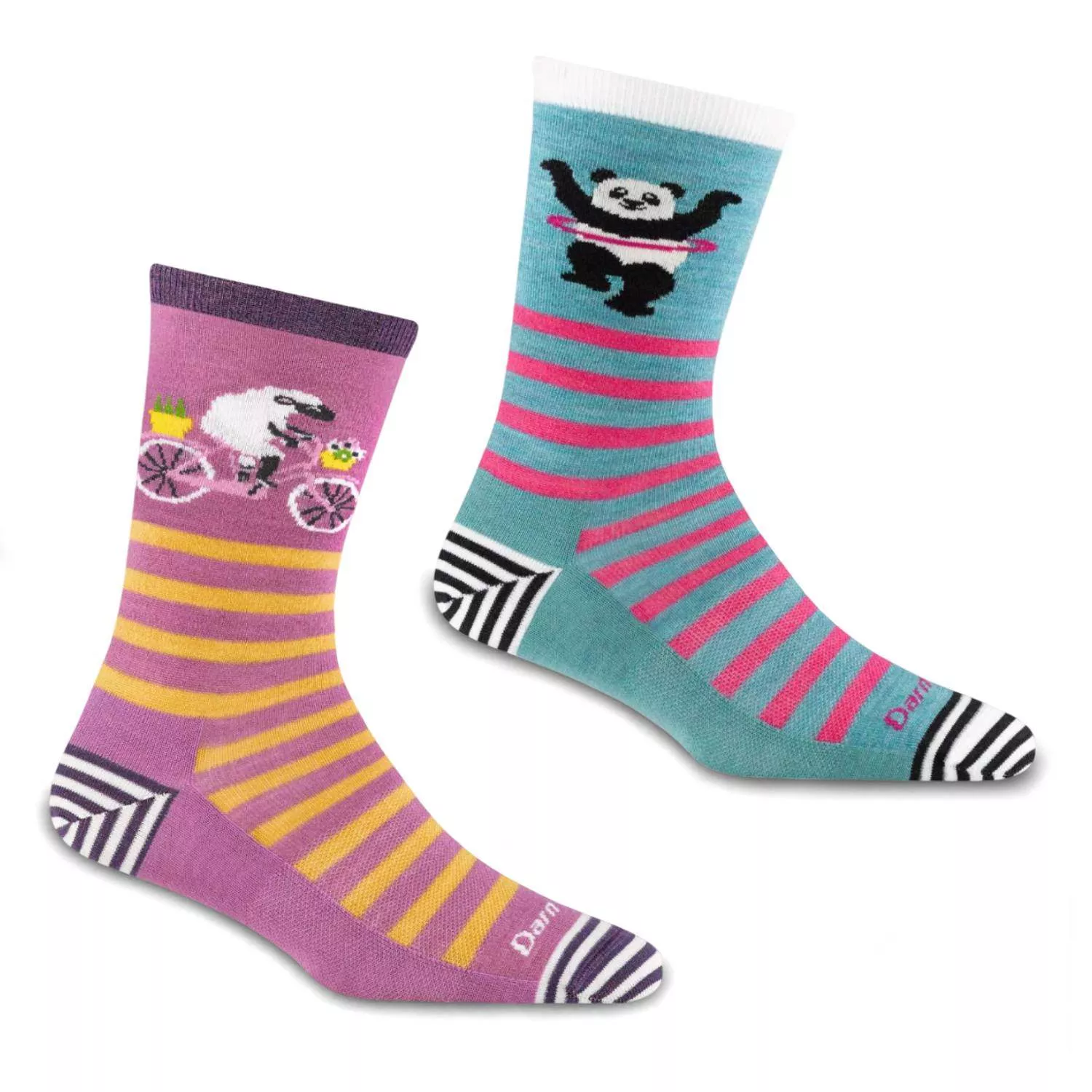 Darn Tough 6037 Animal Haus Crew Lightweight Sock – Women's: Feather-Light, Moisture-Wicking Performance with Seamless Comfort