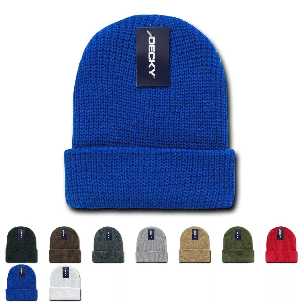 Decky 600 GI Watch Cap Knit Beanie - Blank