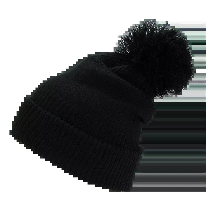 Decky 689 - Giant Pom Beanie, Knit Cap
