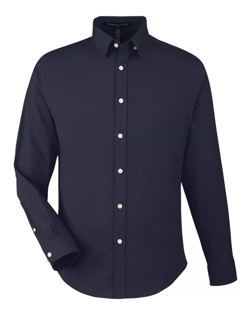 Devon & Jones Men's CrownLux Performance Spencer Poplin Dress Shirt