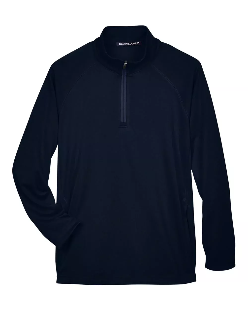 Devon & Jones Men's Stretch Tech-Shell Compass Quarter-Zip Pullover
