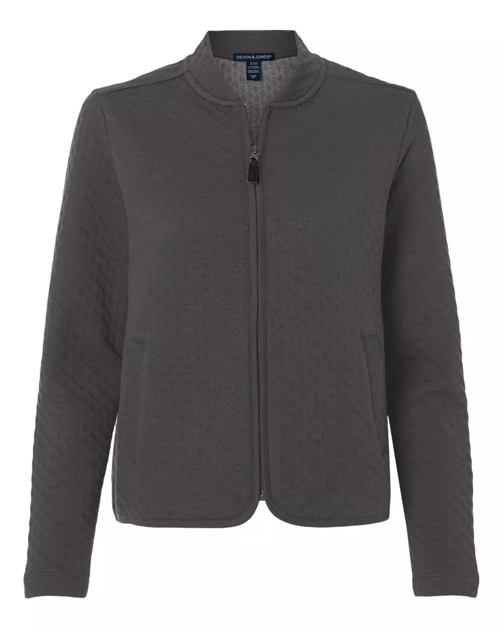 Devon & Jones Women's Berkeley Textured Full-Zip Jacket