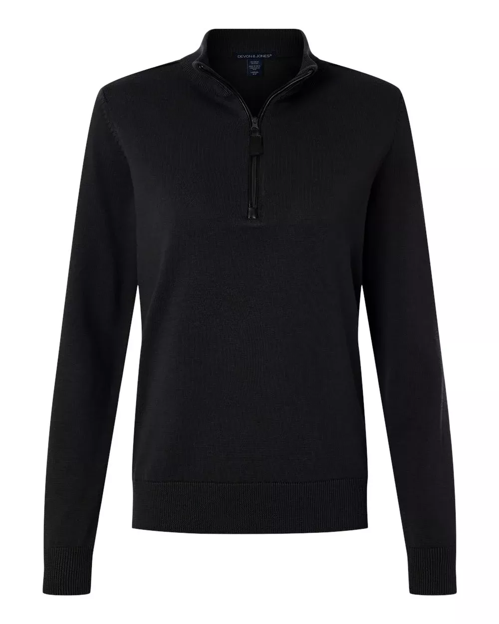 Devon & Jones Women's New Classics Quarter-Zip Sweater